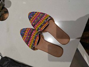 Embellished Flat Sandals