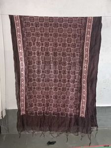 Embroidered Brown Dupatta