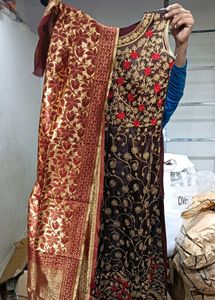 Embroidered Grown (Free size upto L)