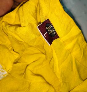 🆕 Vibrant Yellow Chikankari Kurta Set