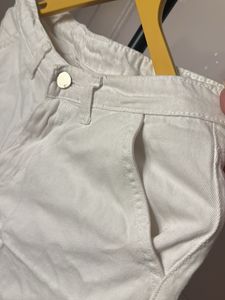 White Cargo Pants