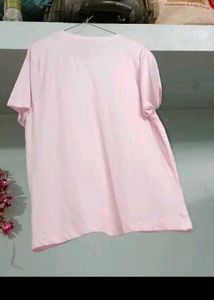 SHEIN Pink Graphic Tee