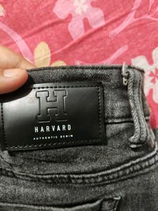 Stylish Grey Washed Jeans