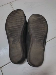 Stylish Black Slip-On Sandals