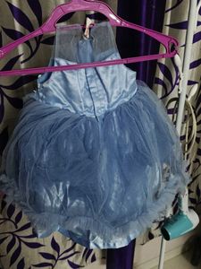 Beautiful Blue Baby Girl Dress