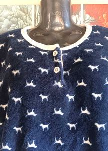 Cozy Dog Print Pajama Set