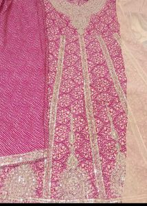 Stunning Pink Sequin Lehenga Choli