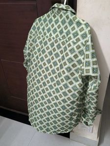 Stylish Geometric Print Men's Kurta