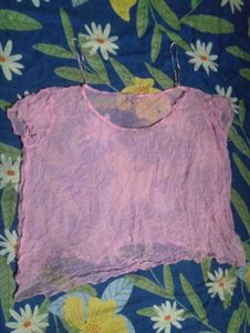 Sheer Pink Cami Top