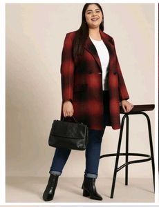 Chic Plaid Coat for Women