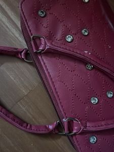 Stylish Maroon Handbag