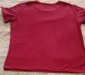 maroon colour t shirt for formal use