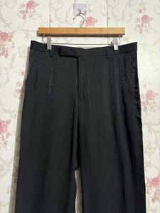 Black Cropped Wide-Leg Pants