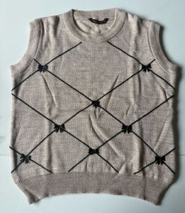 Dressberry Argyle Bow Sweater Vest