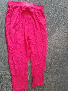 Bright Pink Ethnic Pants