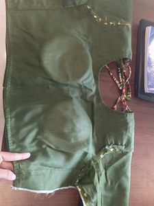 Green Ethnic Lehenga Choli Set