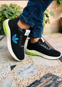 Adidas Men's Black Sneakers Size UK 9