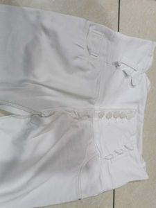 White High-Waisted Jeans