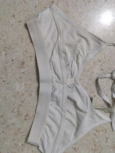 White Halter Neck Sports Bra