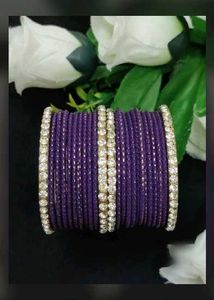 Exquisite Gold &amp; Crystal Bangle Set