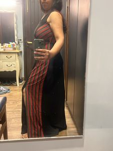AND Full Length Dress With Slit Size Medium