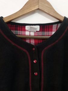 ⚫ Fancy Black T-shirt Com Sweater⚫