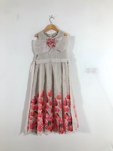 Grey Printed Dress(Girl’s)