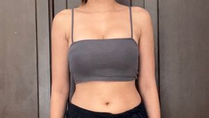 Solid Grey Tube Top