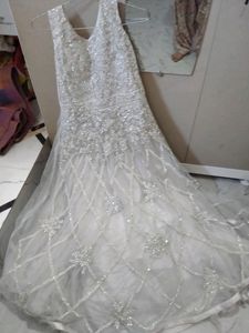 Bridal Gown With Cancan