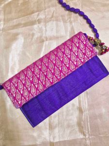 Silk Envelope Clutch cum Sling
