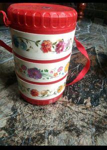Vintage Floral Insulated Tiffin Carrier