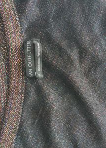 Sparkly One-Shoulder Crop Top