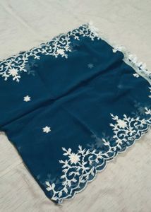 Patiala Suit Set with Floral Dupatta
