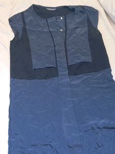 Tommy Hilfiger Elegant Blue Tunic Dress
