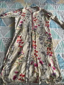 Beautiful Floral Print Kurta