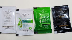 1. White Face Wash ,Emulsion Cream,Aloe Vera Gel