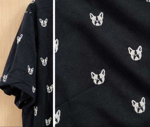 Cute French Bulldog Print T-Shirt