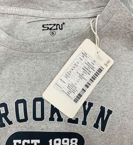 Grey Brooklyn New York Graphic T-Shirt