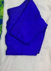 Blue &amp; Green Floral Saree