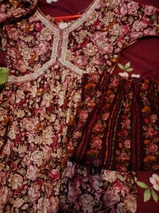 Beautiful Floral Ethnic kurta set