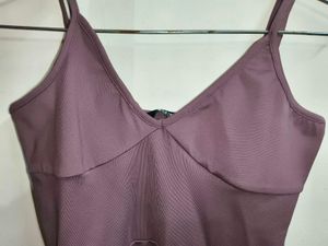 Stylish Purple Mini Dress