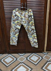 Abstract Print Tunic Top