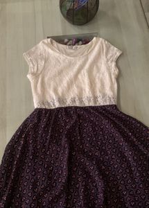 Lace Top Dress