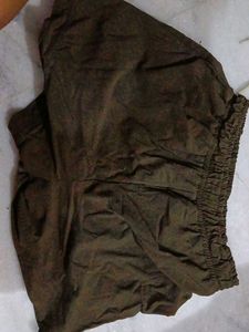 Women's Cargo Shorts - Olive Green