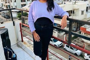 Lavender Cropped Long Sleeve
