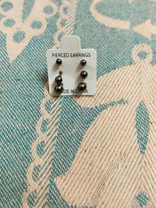 Flower Stud Earring Set