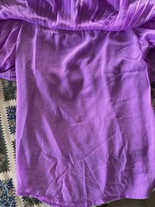 Lavender Ruffle Top