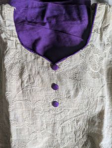 CLEARANCE SALE Beige Kurta Set