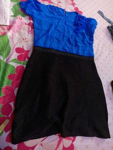 Blue & Black Sheath Dress (8-15 years)
