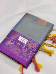 Softy Allover Boota Malai Silk Sare
